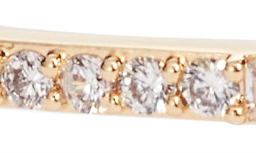 Nordstrom Cubic Zirconia Overlap Cuff Bracelet In Gold