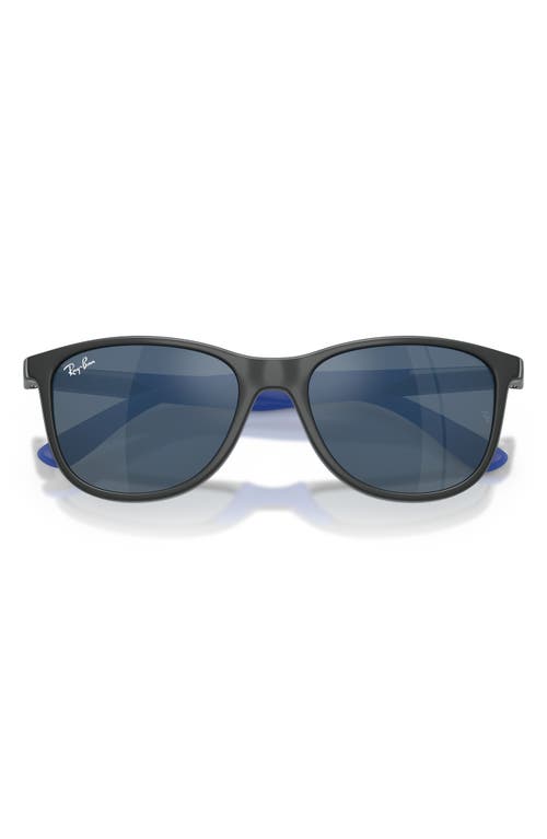Ray Ban Ray-ban 49mm Square Sunglasses In Rubber Blue