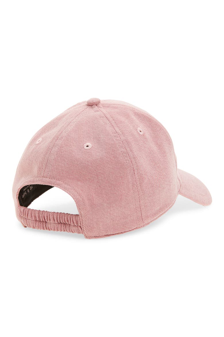 Harlow Twill Baseball Cap, Alternate, color, PINK DENIM