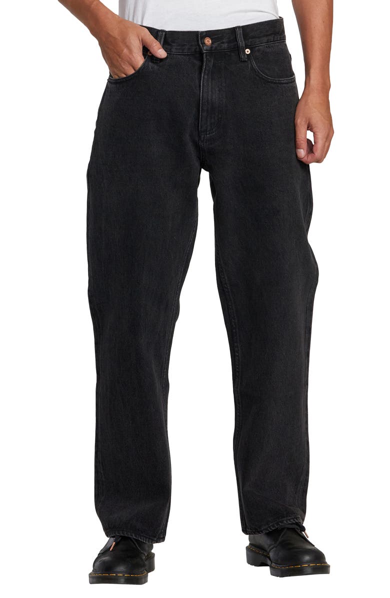 RVCA Americana Dayshift Straight Leg Jeans, Main, color, 