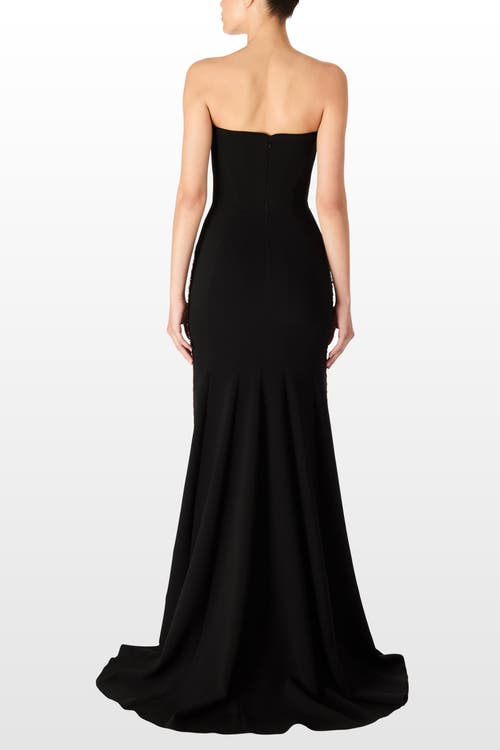 Jenny Packham Dash Gown Dress In Animal Print