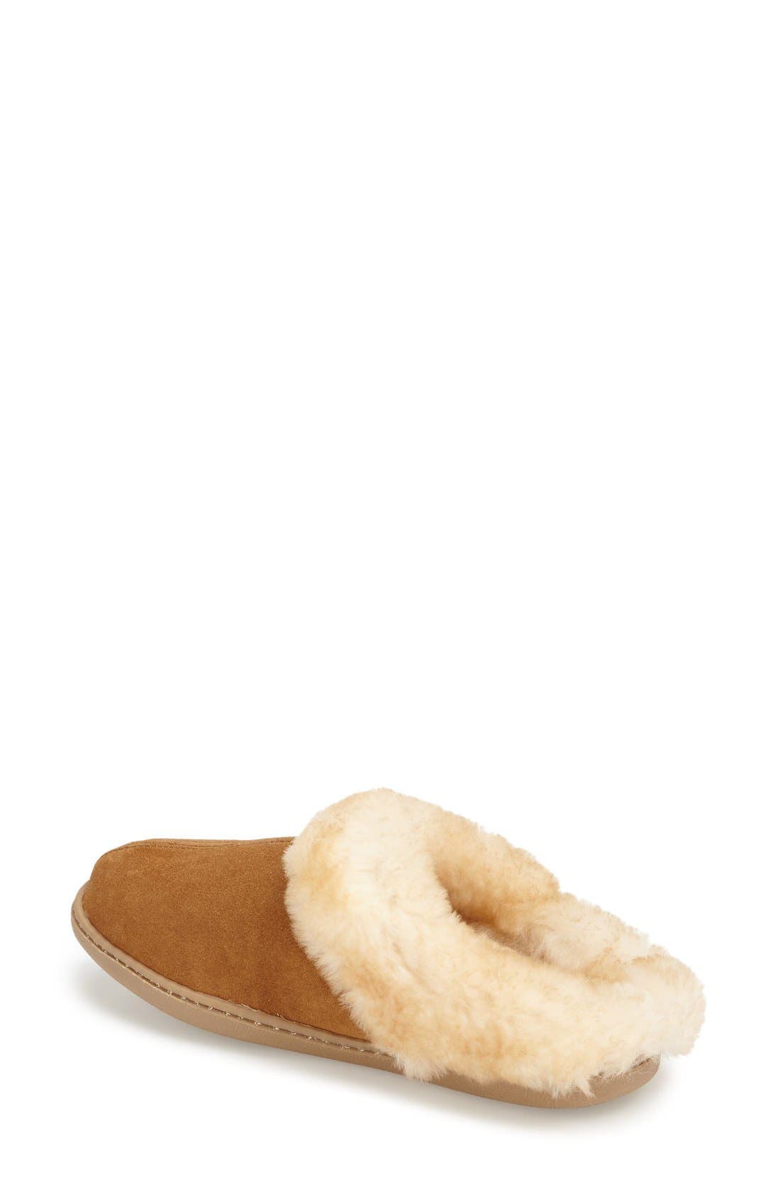 Sheepskin Mule Slipper, Alternate, color, TAN SUEDE