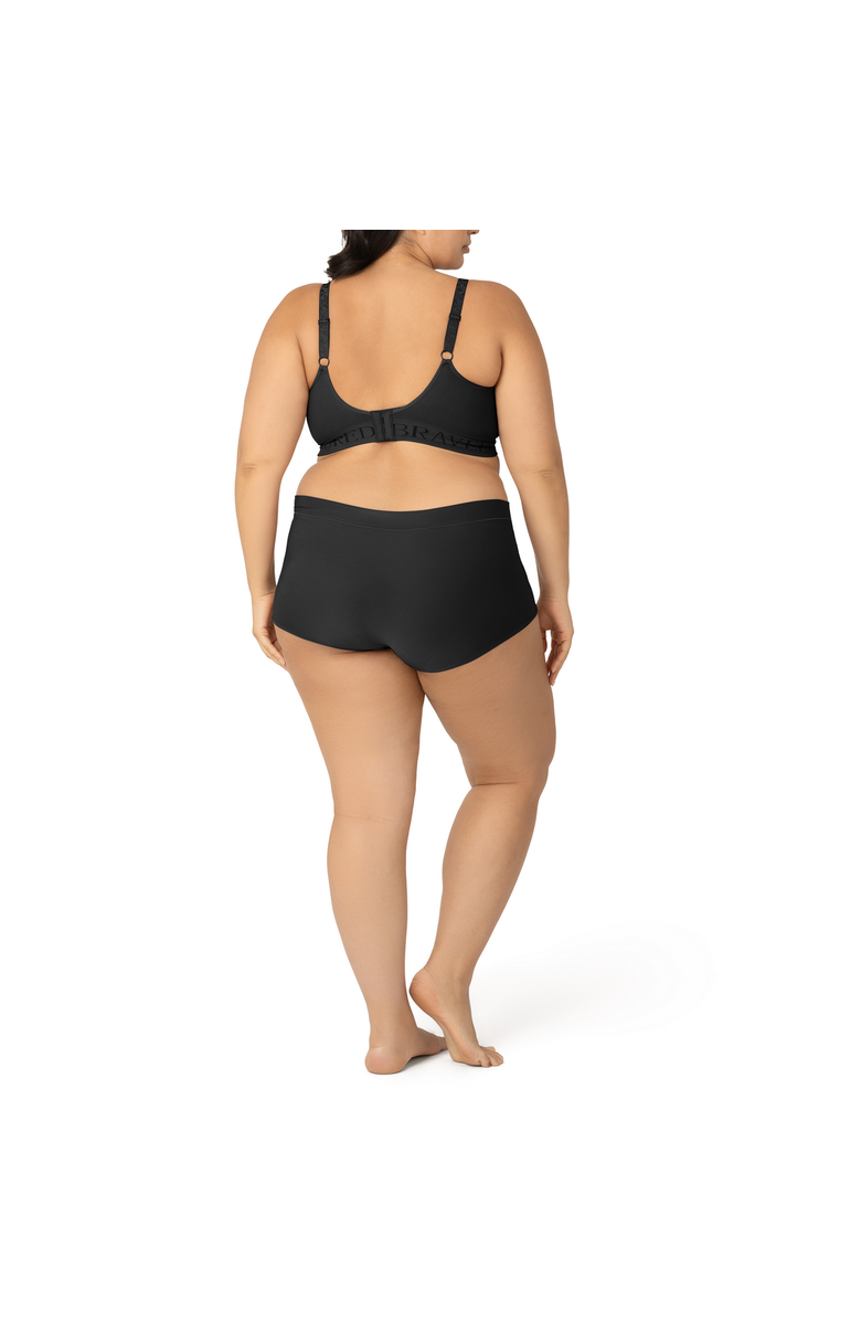 Kindred Bravely Grow with Me Maternity & Postpartum Boyshort, Alternate, color, Black
