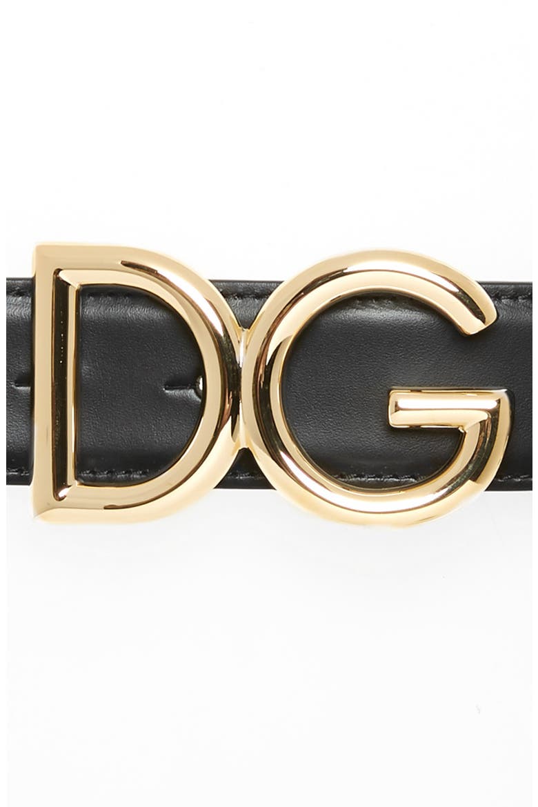 Family Lux Jewel Embellished Leather Belt, Alternate, color, NERO/ ORO