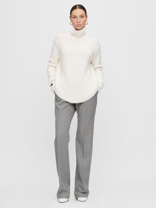 Callas Milano Barrie Ribbed Turtleneck In White