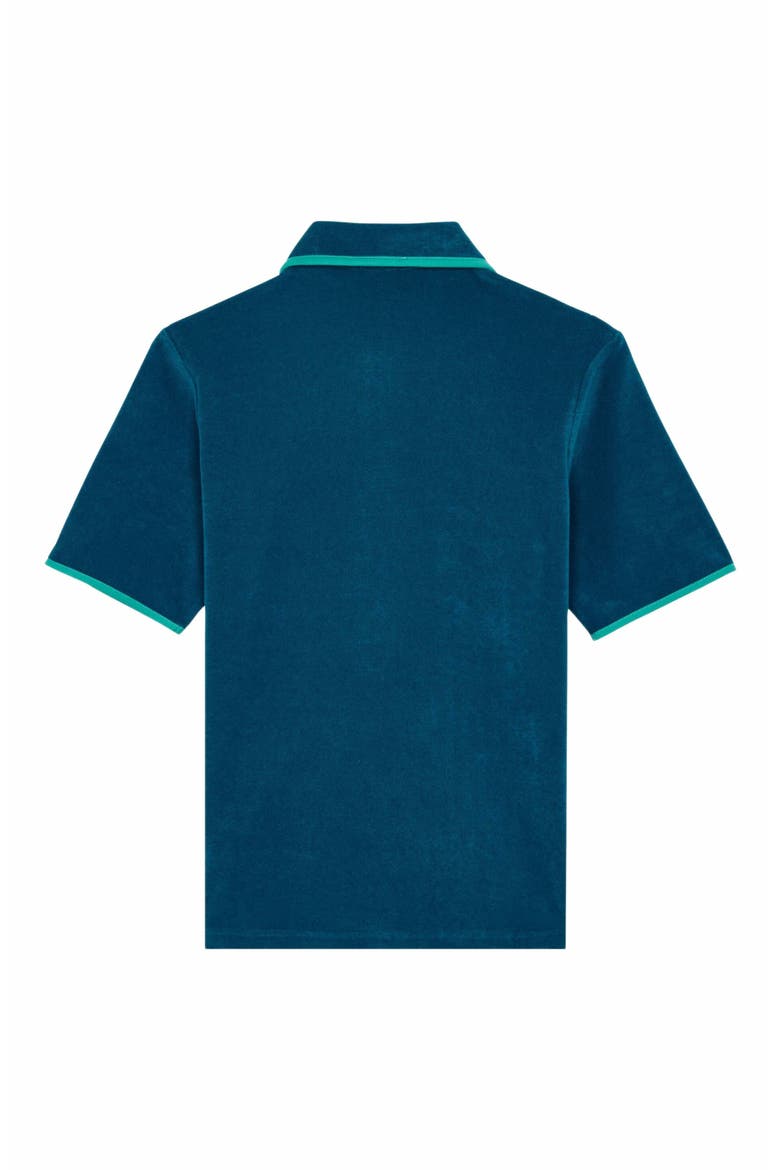 Women's VBQ Line Terry Polo, Alternate, color, BLEU MARINE