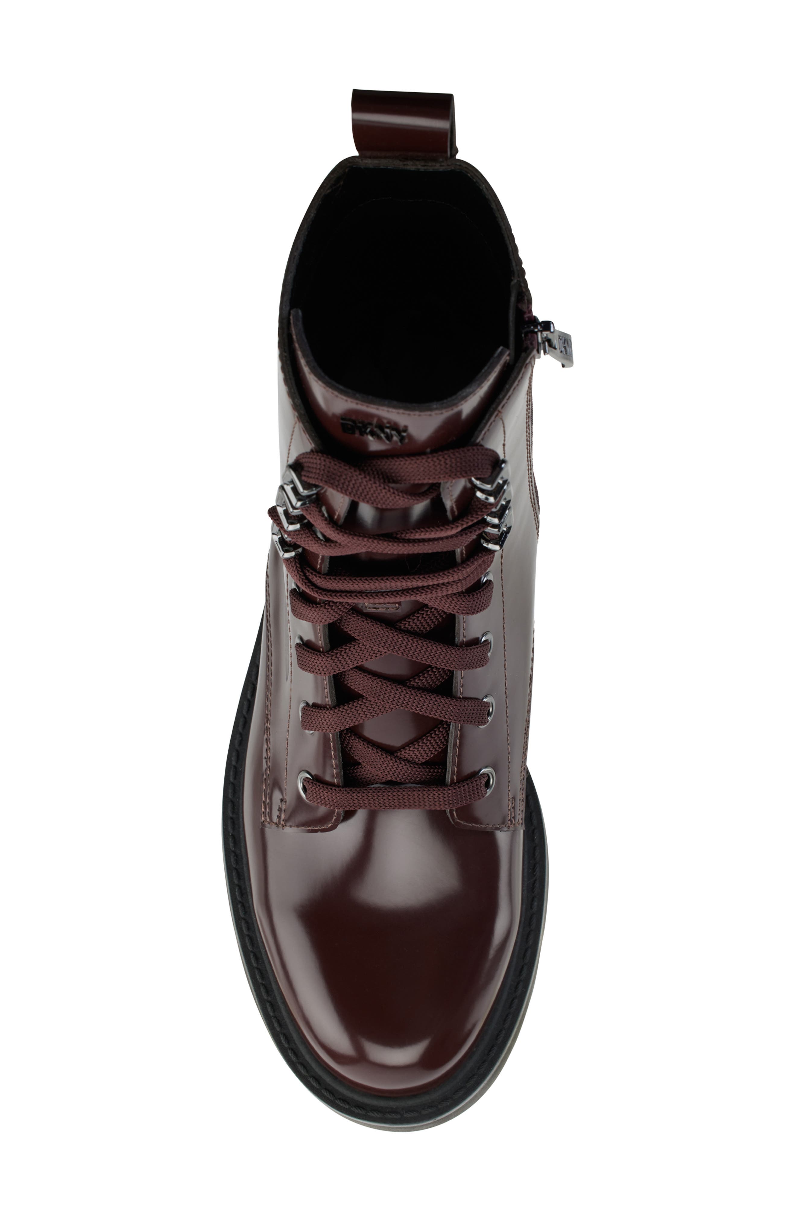 Talma Combat Boot, Alternate, color, BORDEAUX