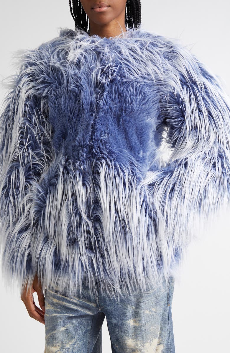 DIESEL<sup>®</sup> Caby Faux Fur Coat, Alternate, color, 