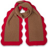 SAACHI Scallop Trim Scarf