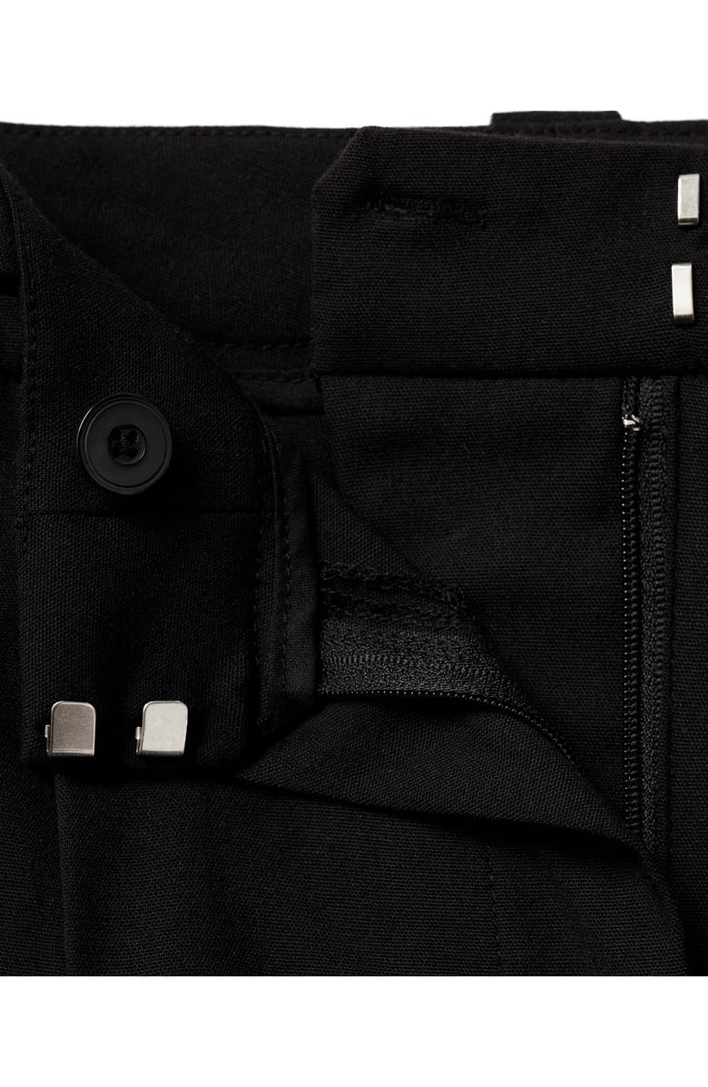 MANGO Pleated Straight Leg Pants, Alternate, color, 