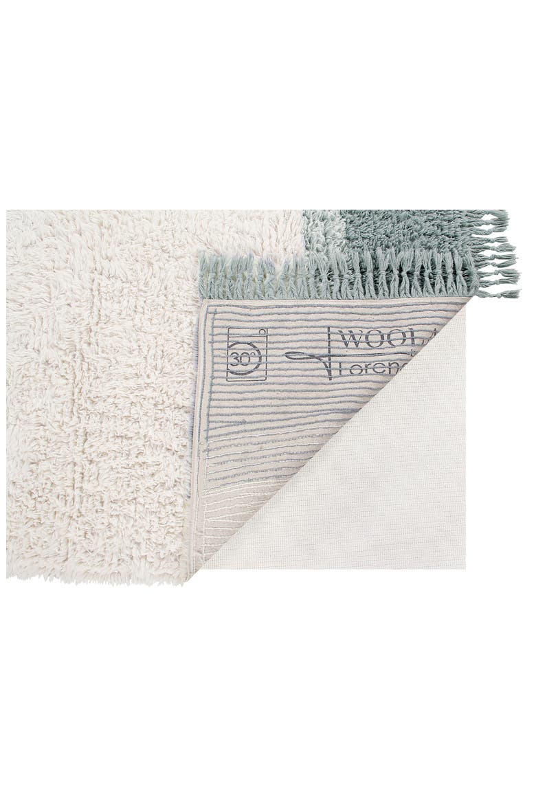 Into the Blue Washable Wool Rug, Alternate, color, SMOKE BLUE