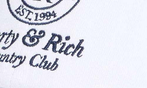 Sporty And Rich Sporty & Rich Crown Country Club Baseball Cap In White