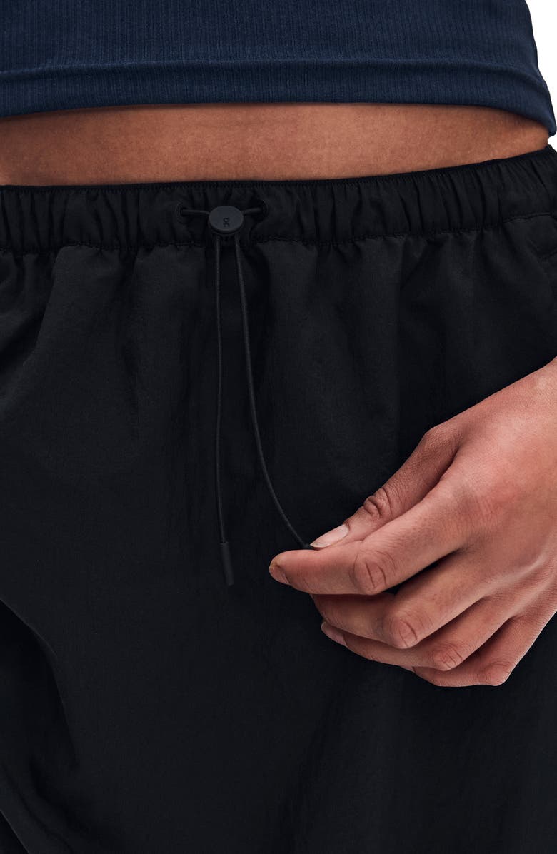 On x Zendaya Drawstring Midi Skirt, Alternate, color, Black