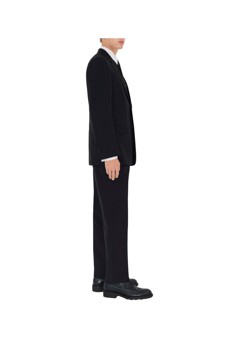 Burberry Wool Mohair Tailored Trousers, Alternate, color, Black