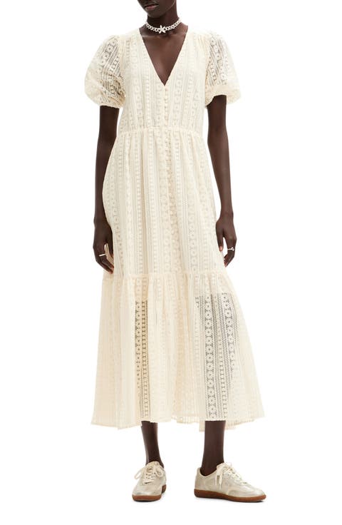 Long Embroidered Dress
