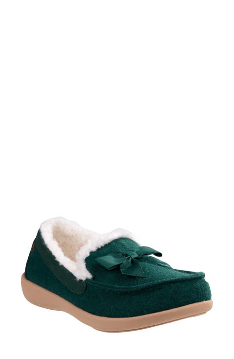 Trillium Faux Fur Lined Slipper (Women)