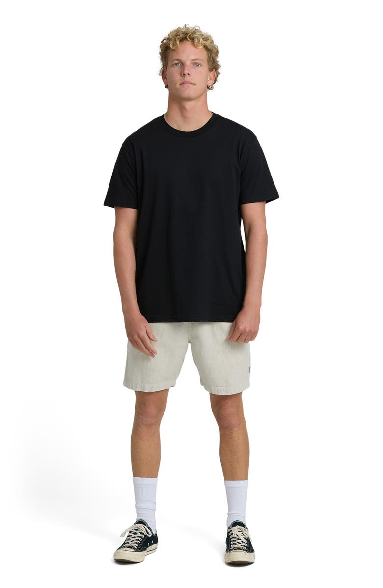 Billabong Sano Cotton & Linen Walk Short, Alternate, color, Chino Heather