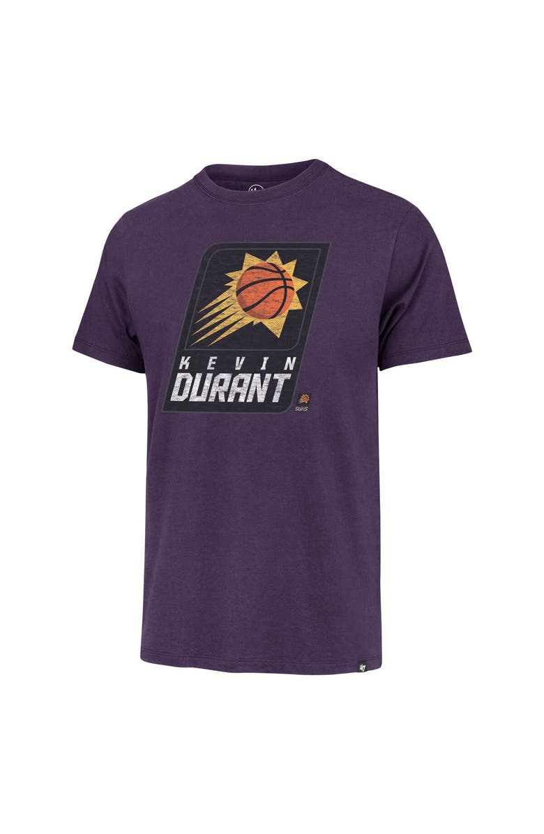 '47 Men's '47 Kevin Durant Purple Phoenix Suns Player Logo Vintage T-Shirt, Alternate, color, 
