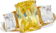 SAVVY CIE JEWELS Bold Radiant CZ Ring