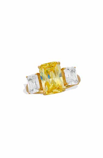 SAVVY CIE JEWELS Bold Radiant CZ Ring