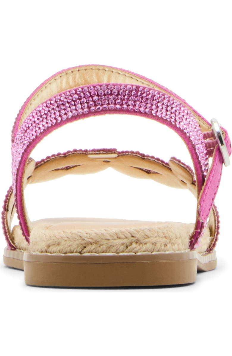 Steve Madden Kids' Astorr Rhinestone Flat Sandal, Alternate, color,