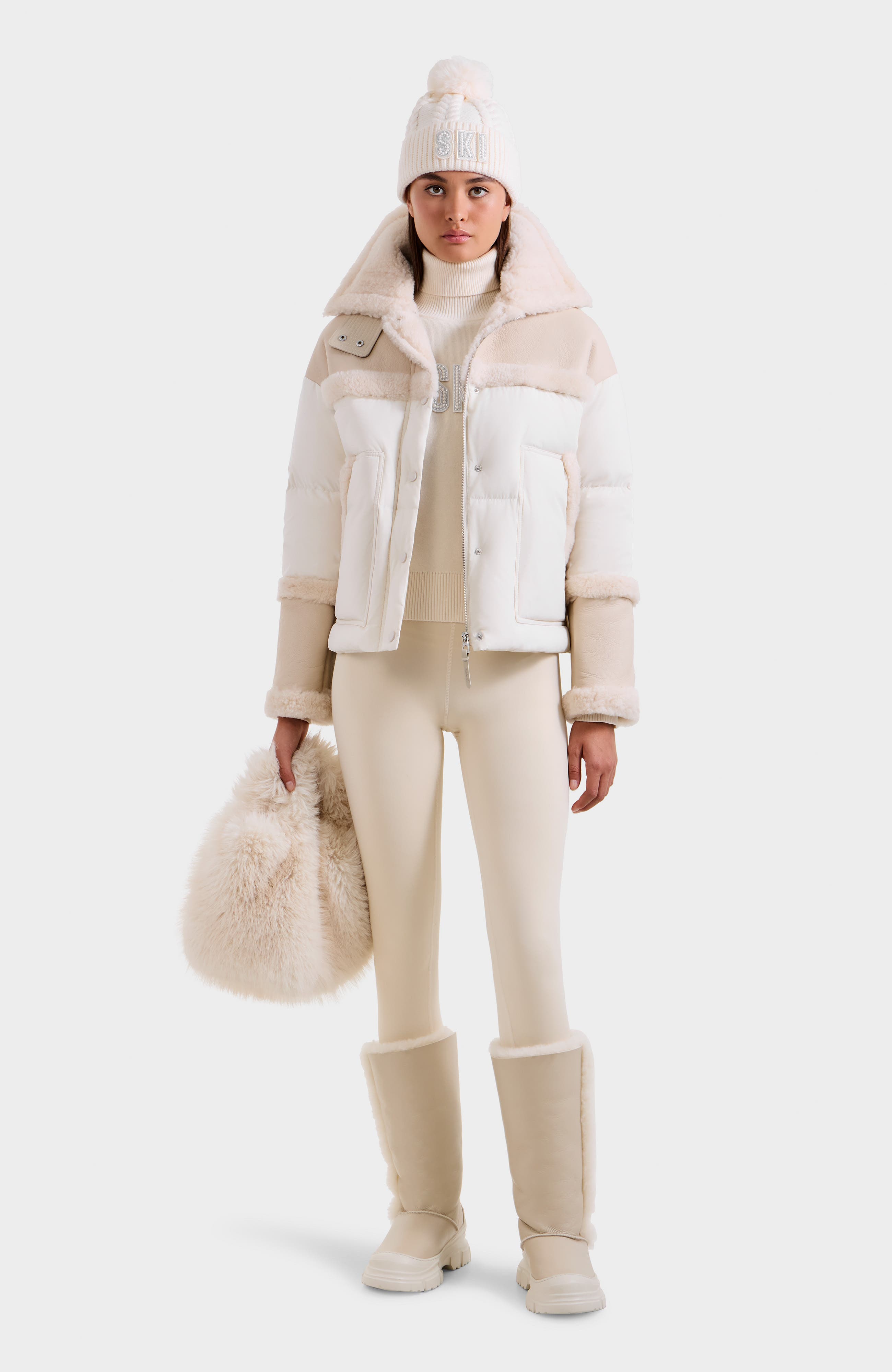 Shirley Down & Shearling Puffer - image 2