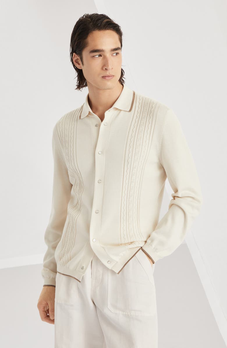 Brunello Cucinelli Knit shirt, Alternate, color, 