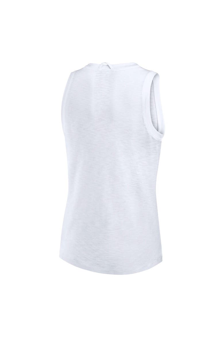 Women's Fanatics  White Dallas Cowboys Slub Tank Top, Alternate, color, White