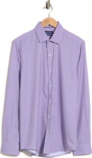 Nautica Slim Fit Gingham Stretch Dress Shirt