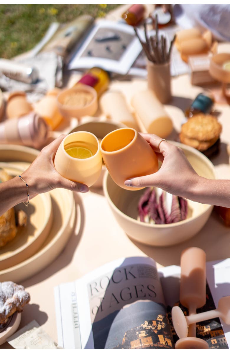 Porter Green Fegg | Silicone Unbreakable Glasses - Set of 2, Alternate, color, Wheat + Oat