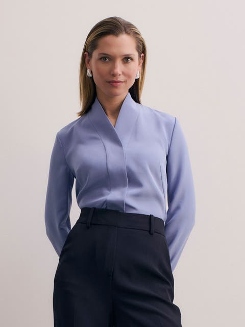 Bowery Stretch Silk Blouse