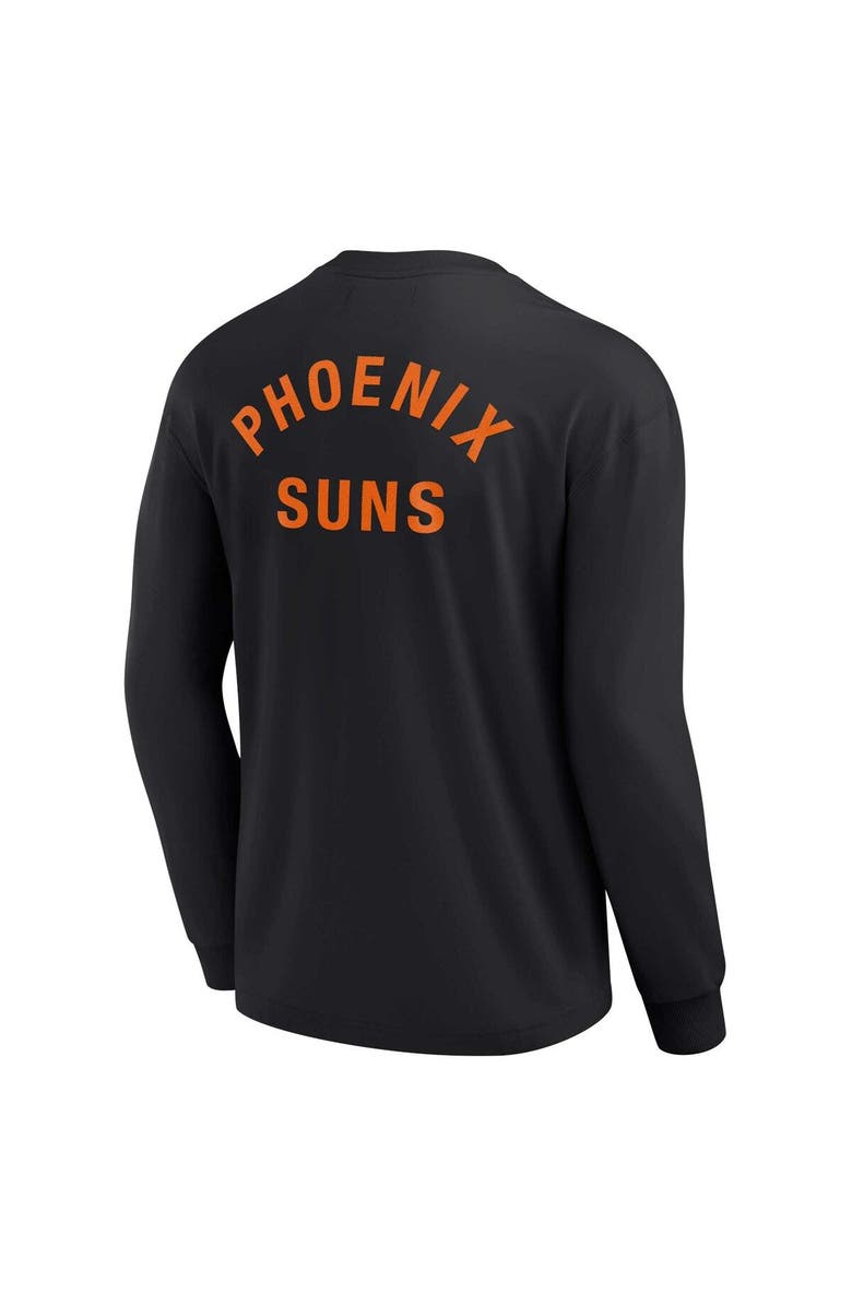 Fanatics Signature Unisex Fanatics Signature Black Phoenix Suns Elements Super Soft Long Sleeve T-Shirt, Alternate, color, Black