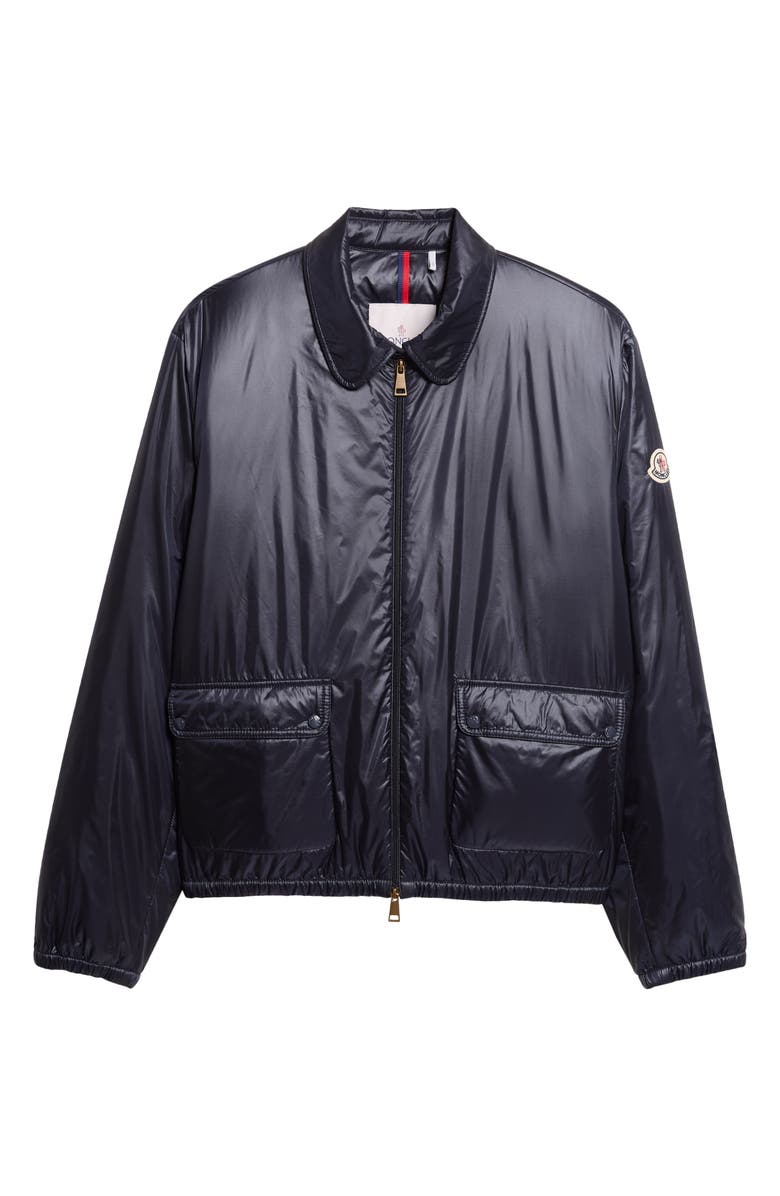 Moncler Lanset Down Jacket, Main, color, Blue