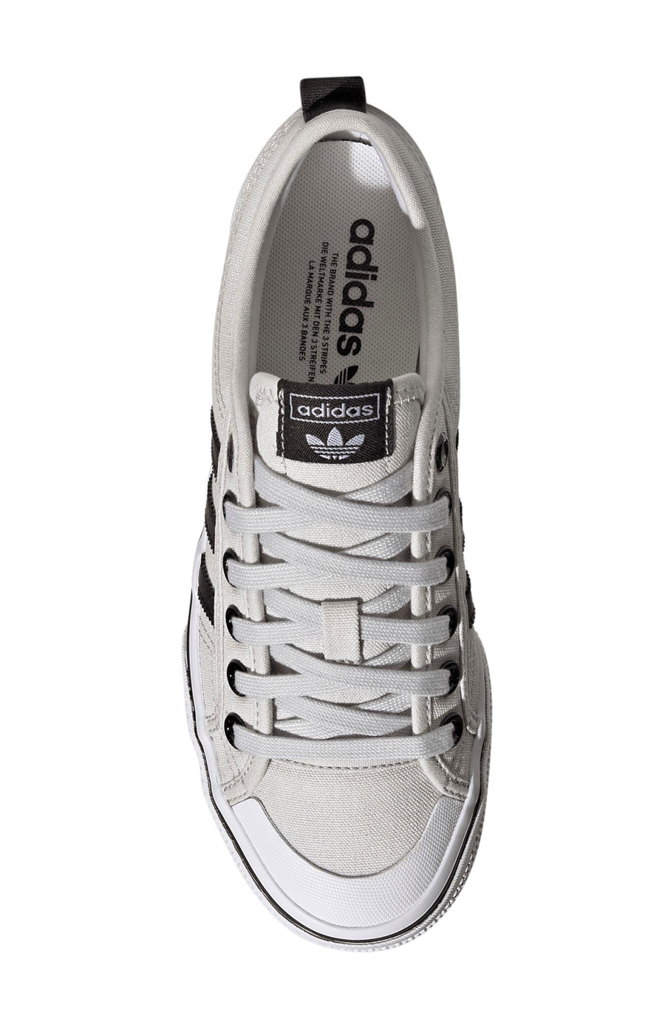 Nizza Platform Sneaker, Alternate, color, GREY/ CORE BLACK/ WHITE