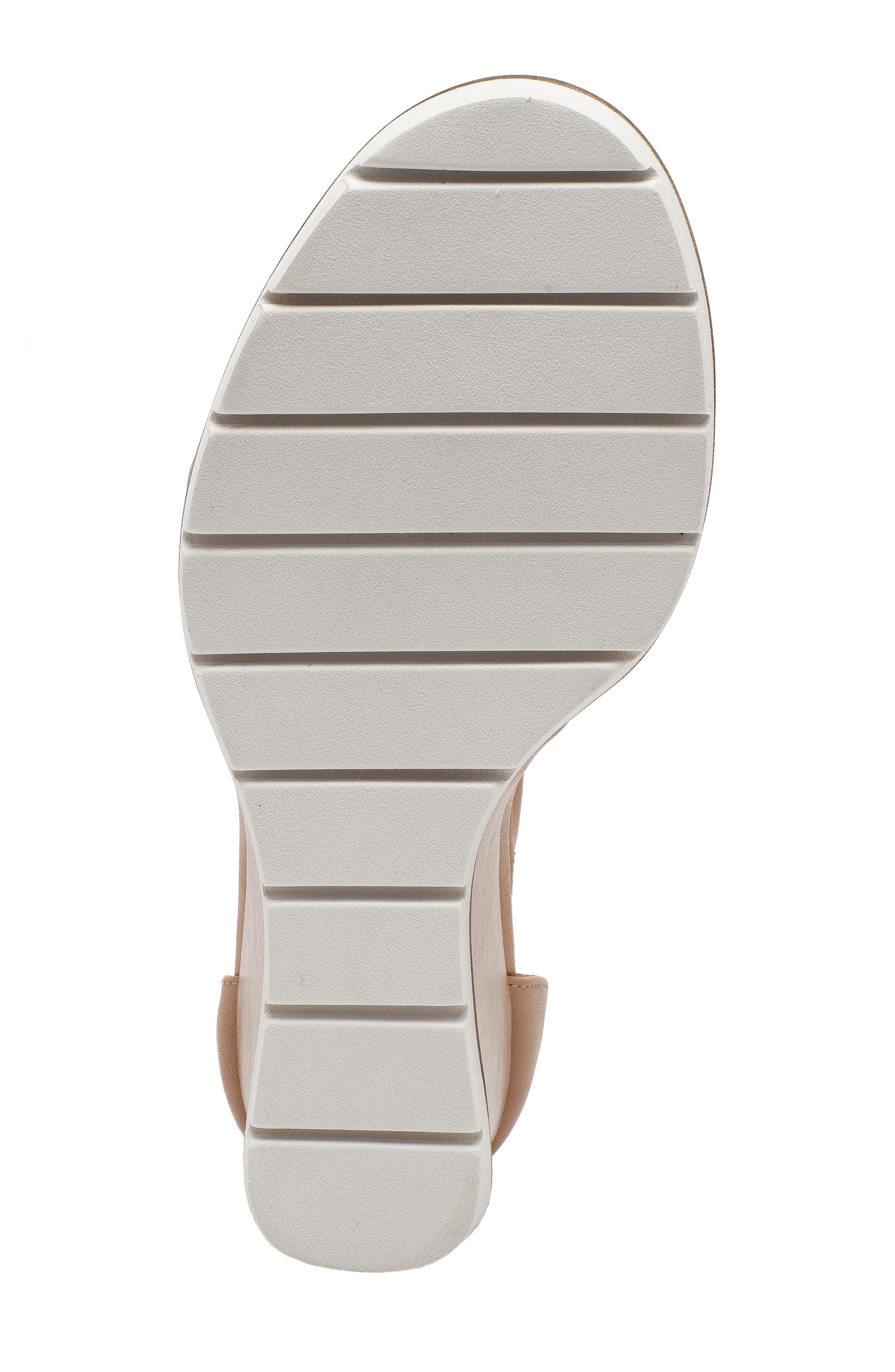 Evyne Wedge Sandal, Alternate, color, DESERT SAND LEATHER
