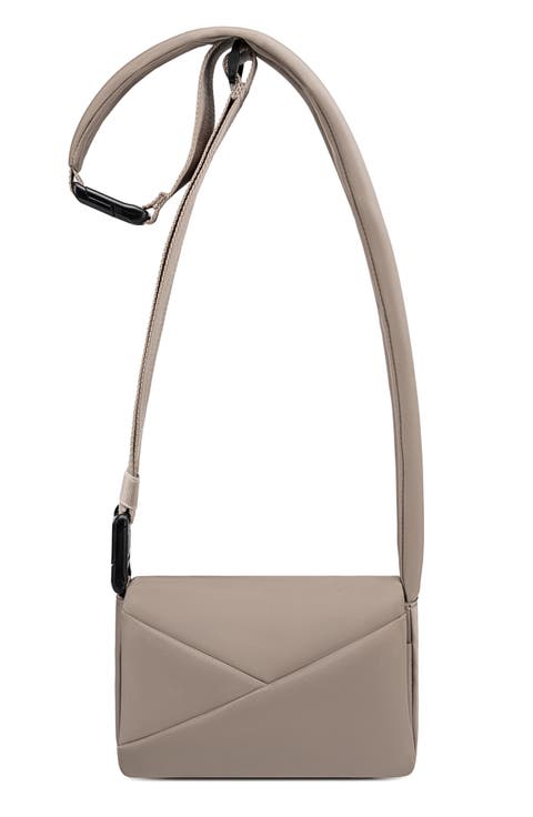 Mini Origami Flap 2-in-1 Convertible Crossbody Bag and Handbag For Women