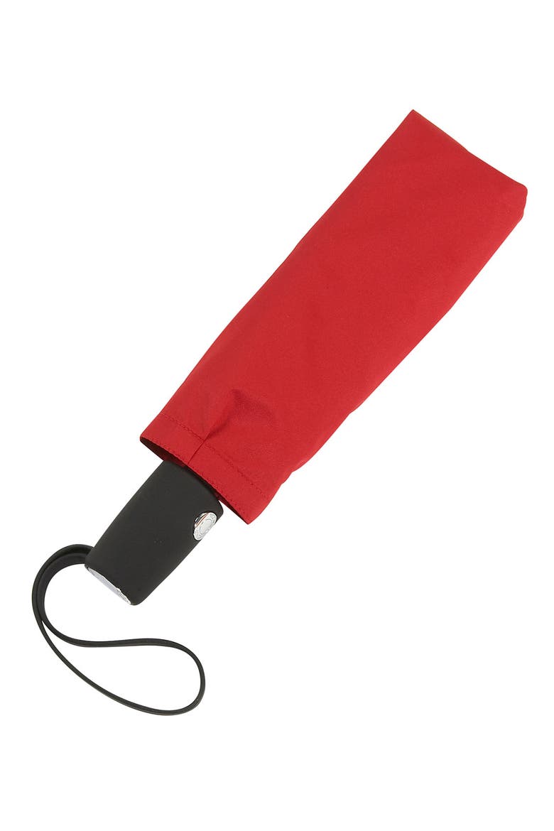 Medium Auto Close Umbrella, Alternate, color, RED