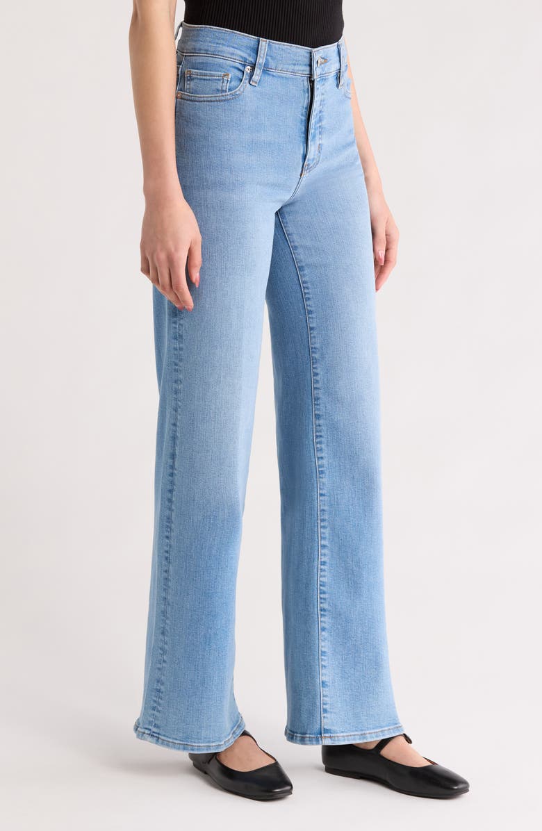 FRAME Le Slim Palazzo High Waist Wide Leg Jeans, Alternate, color, Honeymoon