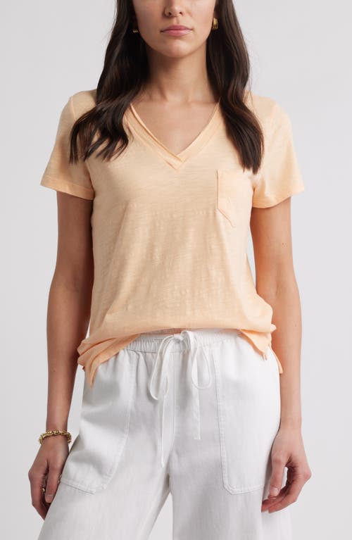 Caslonr Caslon(r) Cotton & Modal V-neck T-shirt