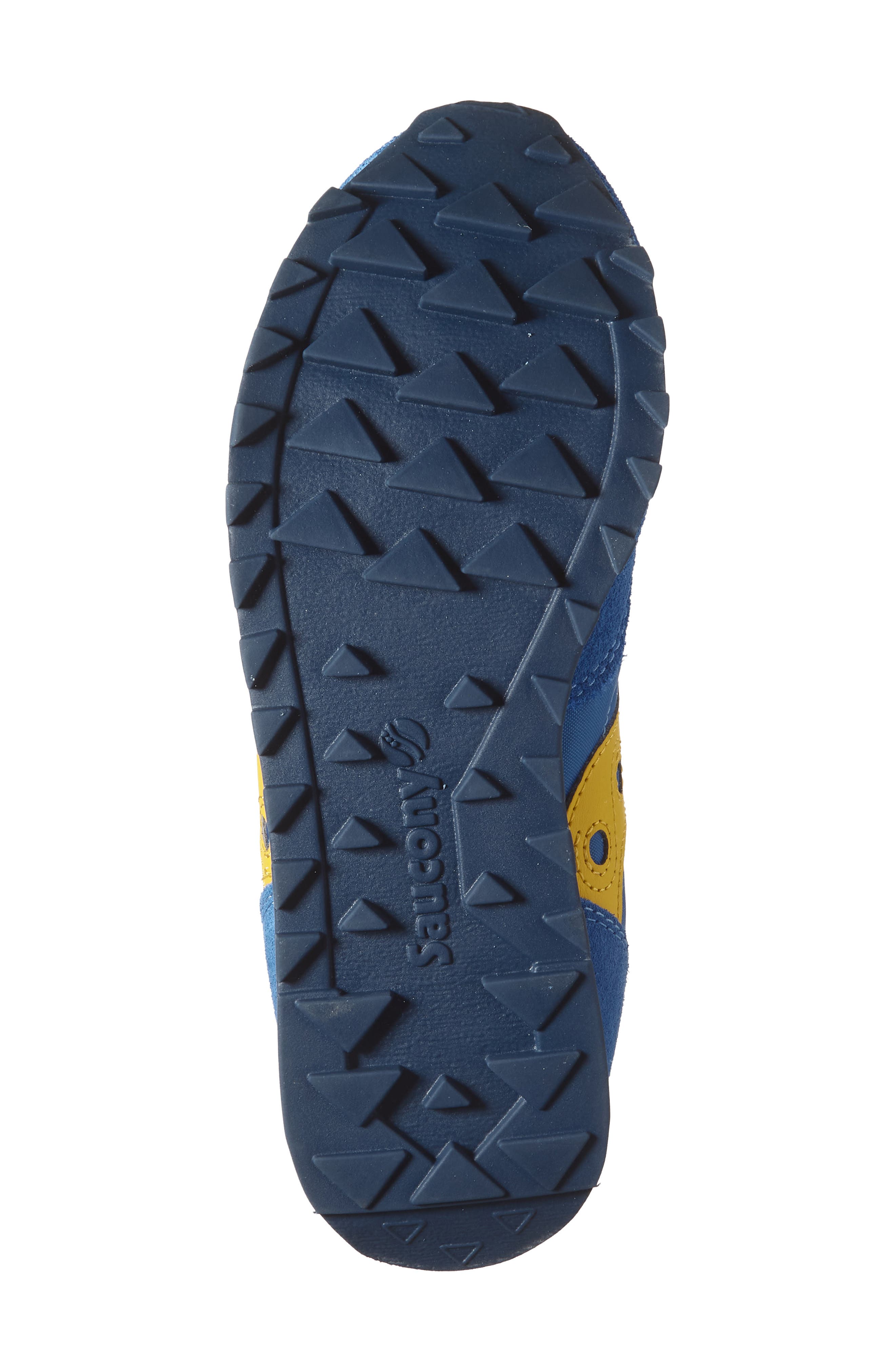 Saucony Jazz Double Hook & Loop Sneaker, Alternate, color, Blue/ Yellow