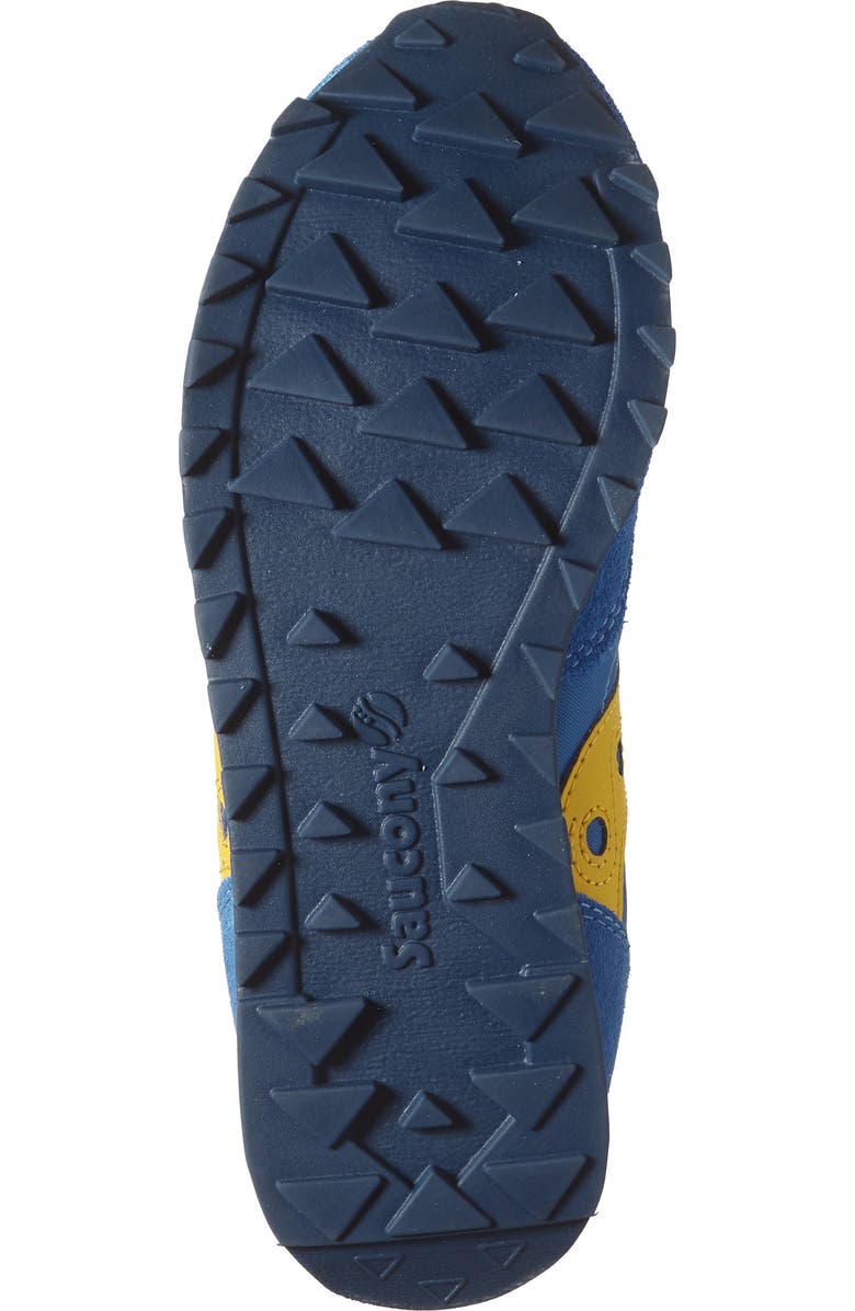 Saucony Jazz Double Hook & Loop Sneaker, Alternate, color, Blue/ Yellow