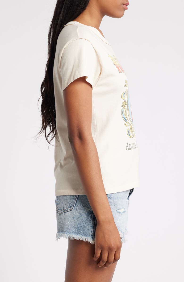 Daydreamer Willie Nelson Paisley Cotton Graphic T-Shirt, Alternate, color, 