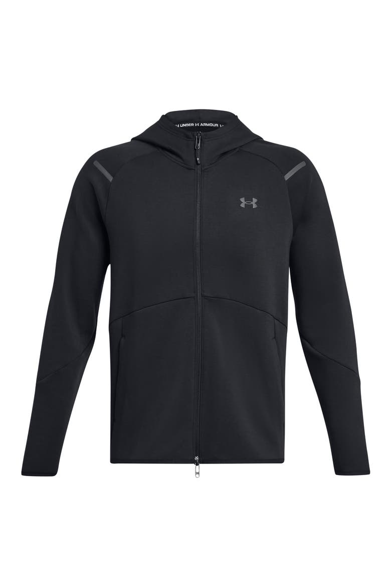 Unstoppable Fleece Zip Hoodie, Alternate, color, 001 BLACK