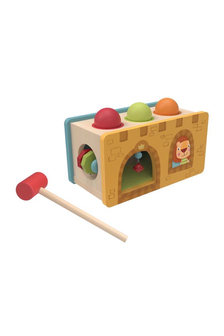 Little Castle Pound and Roll Toy, Main, color, Turquoise