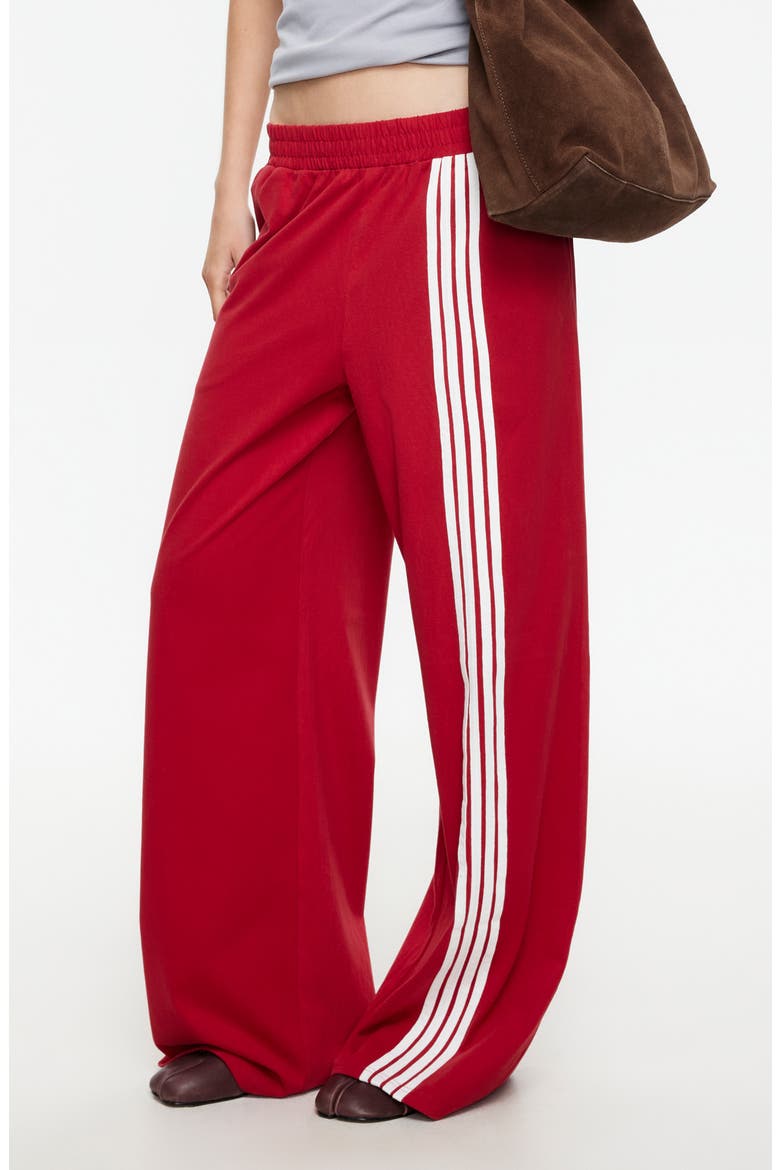 Red Eye Track Pants, Alternate, color, CRIMSON