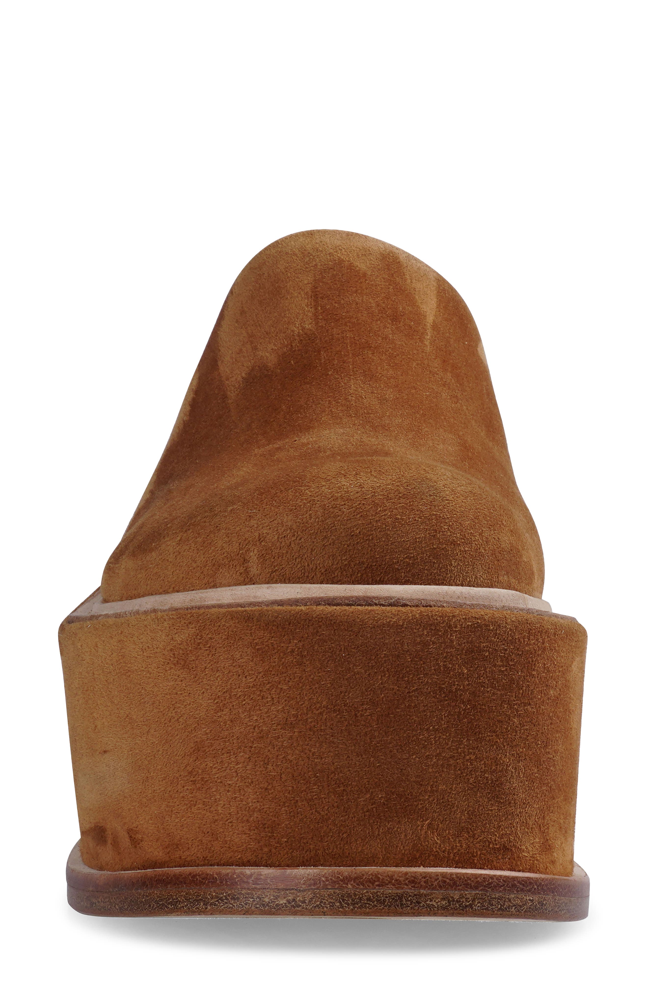 Bizzy Platform Clog, Alternate, color, CHEST SUED