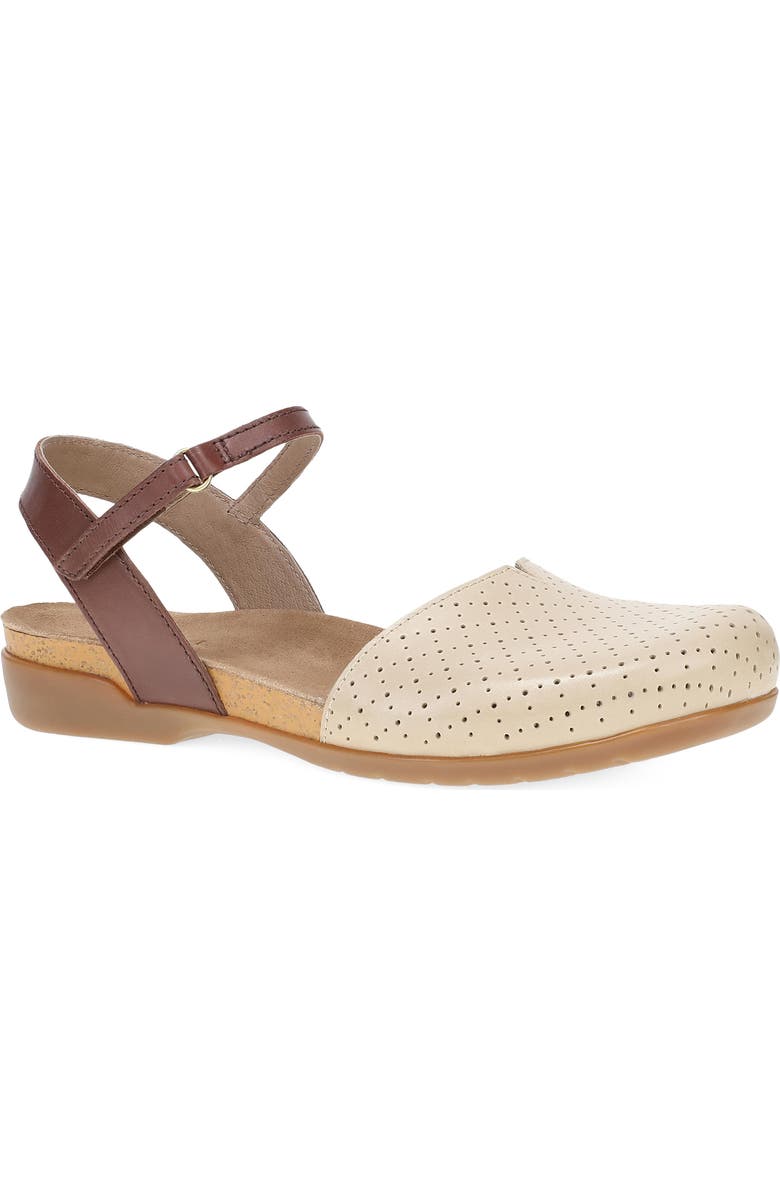 Dansko Rowan Flat, Main, color, Sand Perfect
