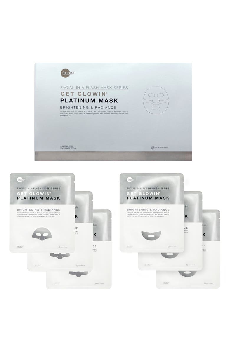SKIN INC<sup>®</sup> SUPPLEMENT BAR Skin Inc. Get Glowin'<sup>®</sup> Platinum Mask Set, Main, color, 