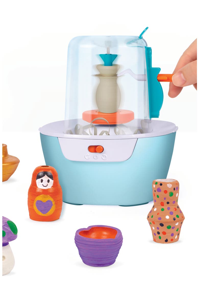 Mini Pottery Studio Deluxe Set, Alternate, color, ASSORTED/MULTI