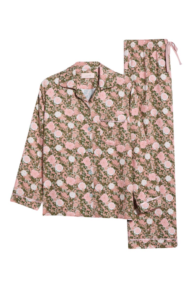 Meribel Cozy Pajamas, Alternate, color, MOSS